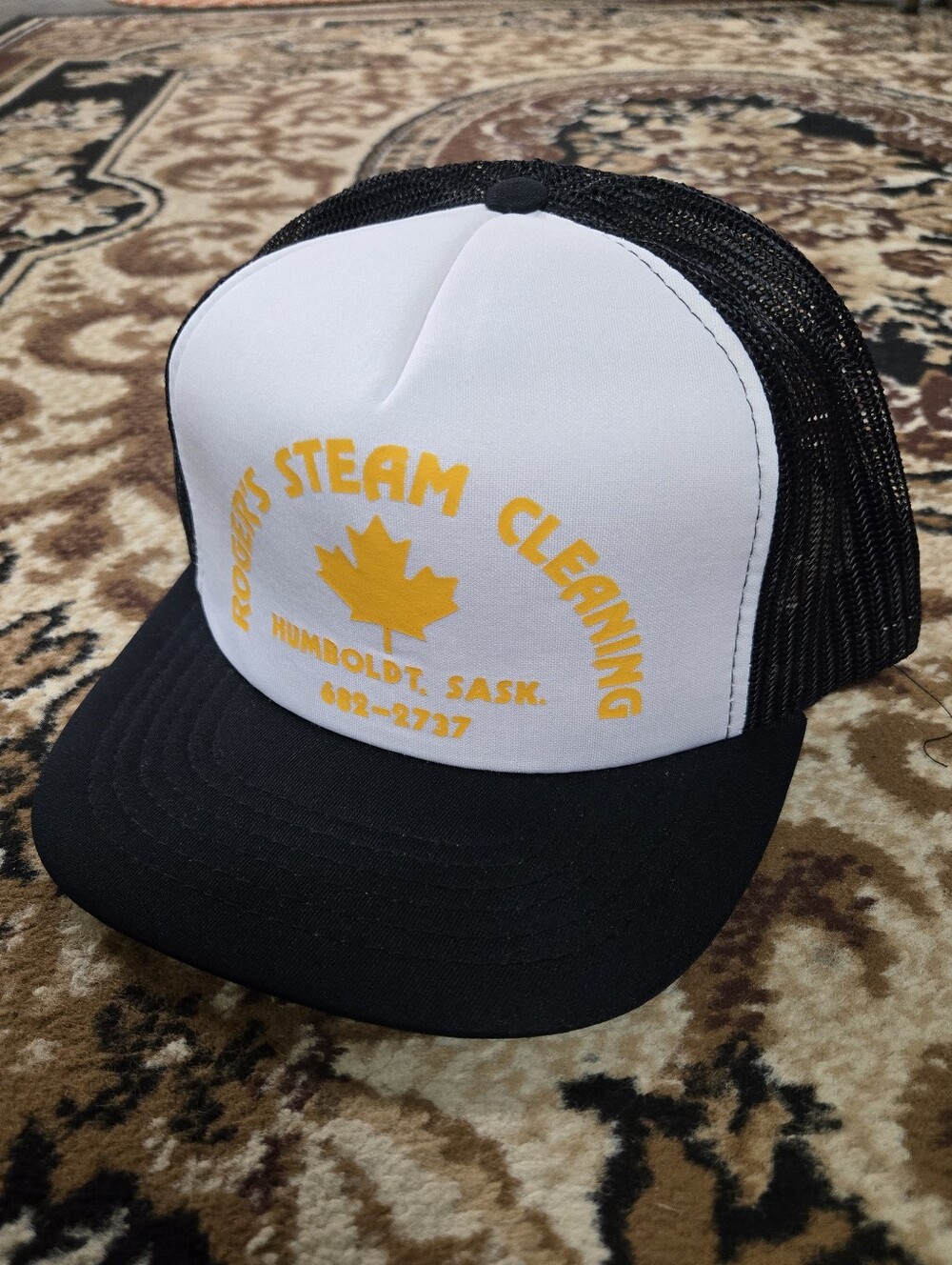 80s 90s Retro Trucker Hat Snapback Cap Saskatchewan Humboldt Vintage